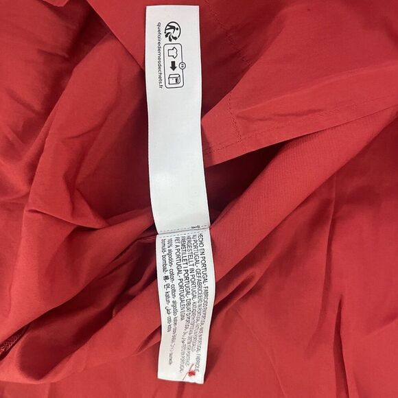 Massimo Dutti Womens Polo Shirt XS Red Relaxed Loose Fit 3/4 Sleeve 5195/557 NWT - Picture 10 of 15